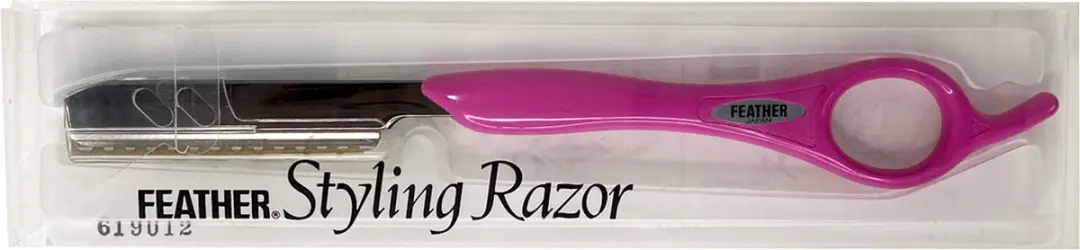 Feather Styling Razor Titanium Roze