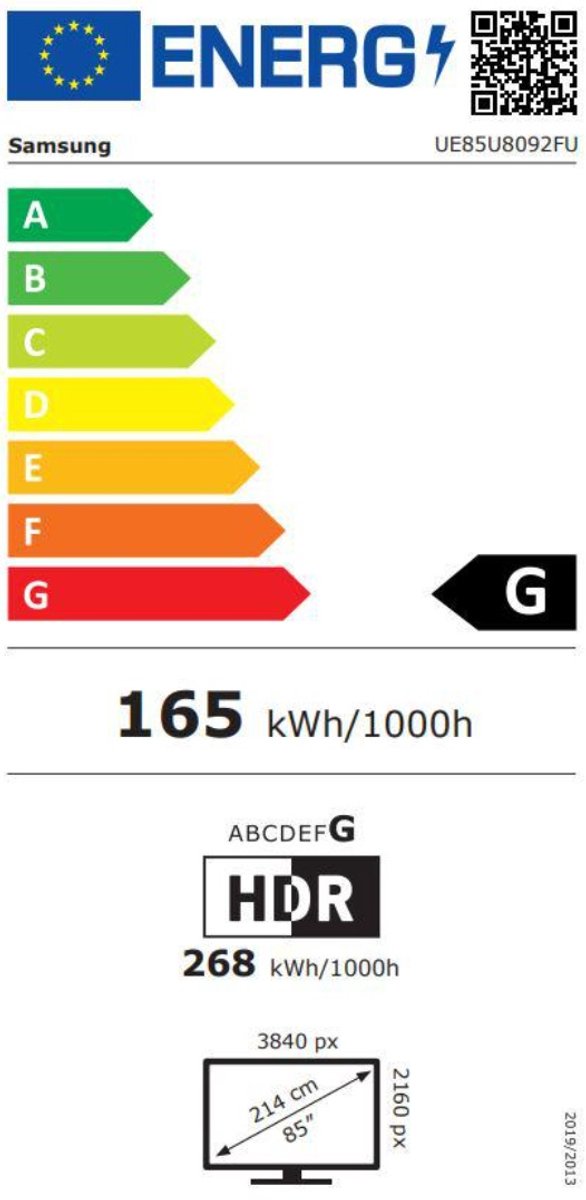 Samsung UE85U8092FU