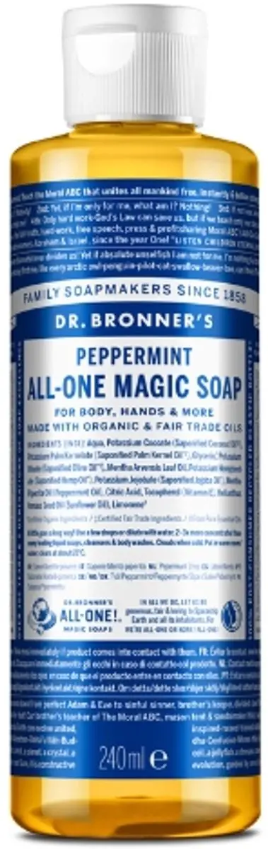 Dr. Bronner's Magische Zeep Pepermunt 240ml