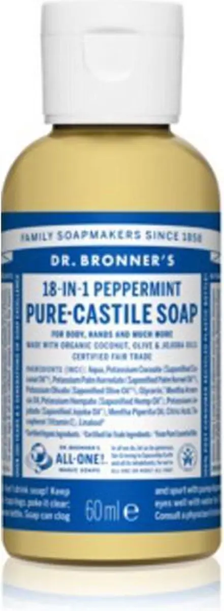 Dr. Bronner's Liquid Soap Pepermunt · 240 ml - afbeelding 6 van 6