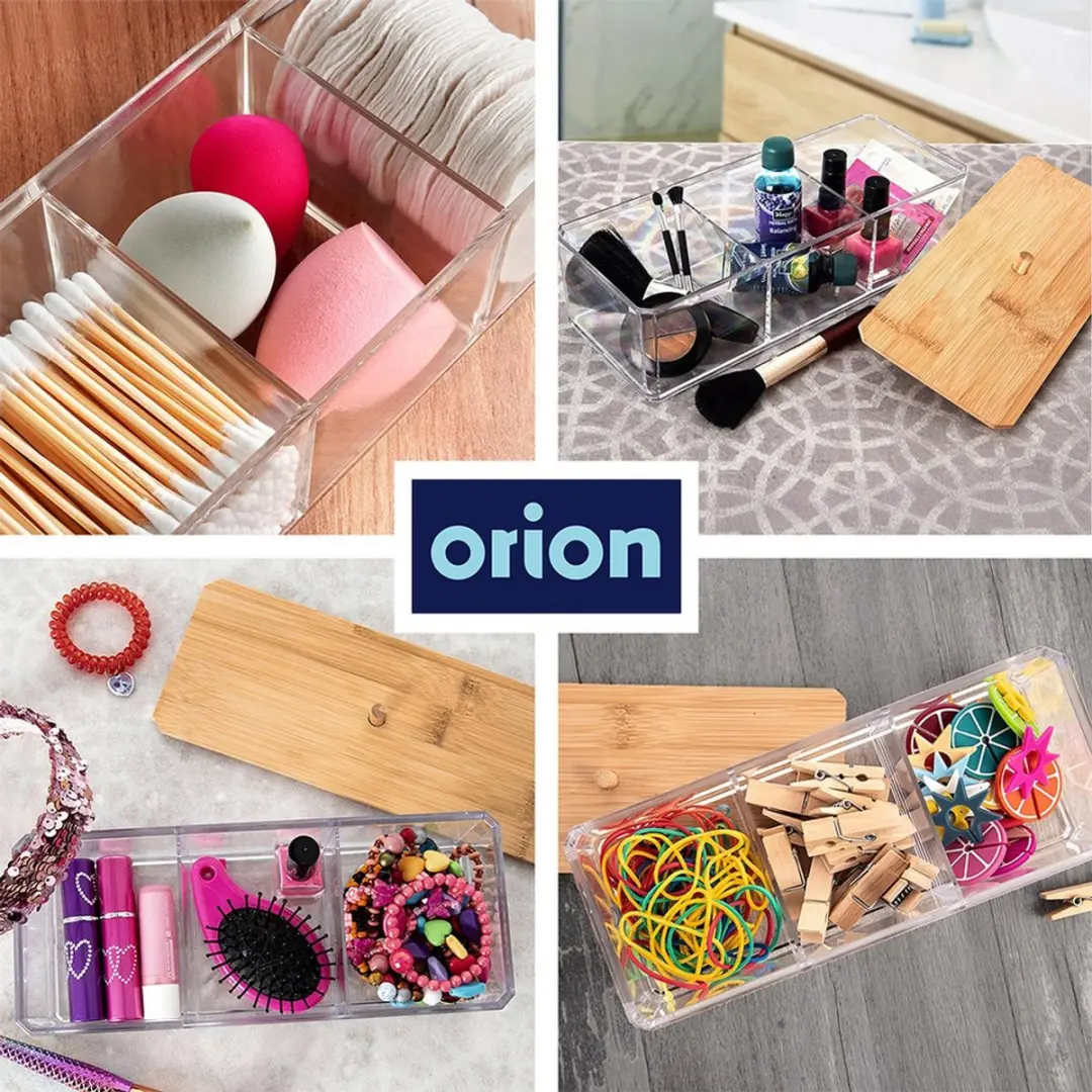Orion Whitney Make-up Organizer Transparant 23,5x10x8,5cm