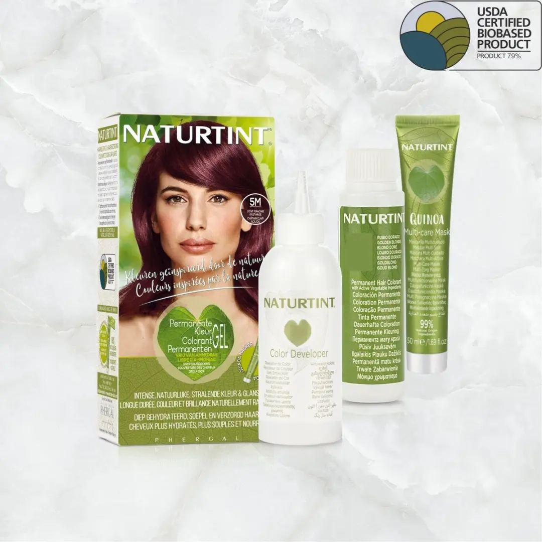 Naturtint Licht Mahonie Kastanje Haarkleuring 170ml - Vegan