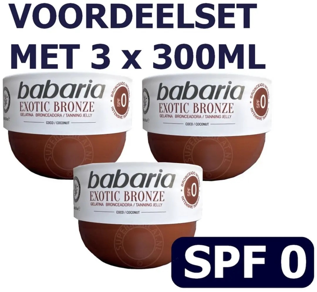 Babaria Exotic Bronze Gelatina Bronceadora 300ml