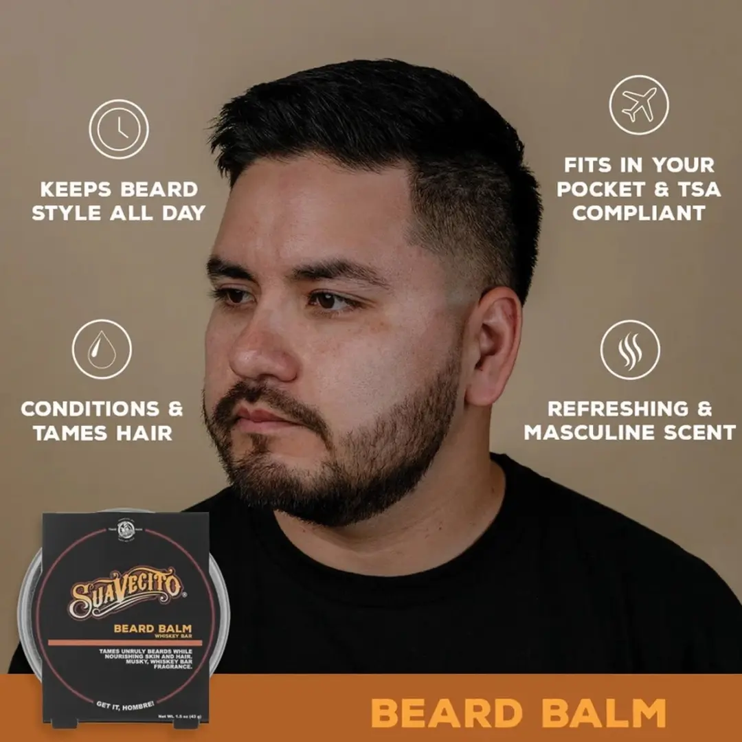 Suavecito Beard Balm Whiskey Bar 43g