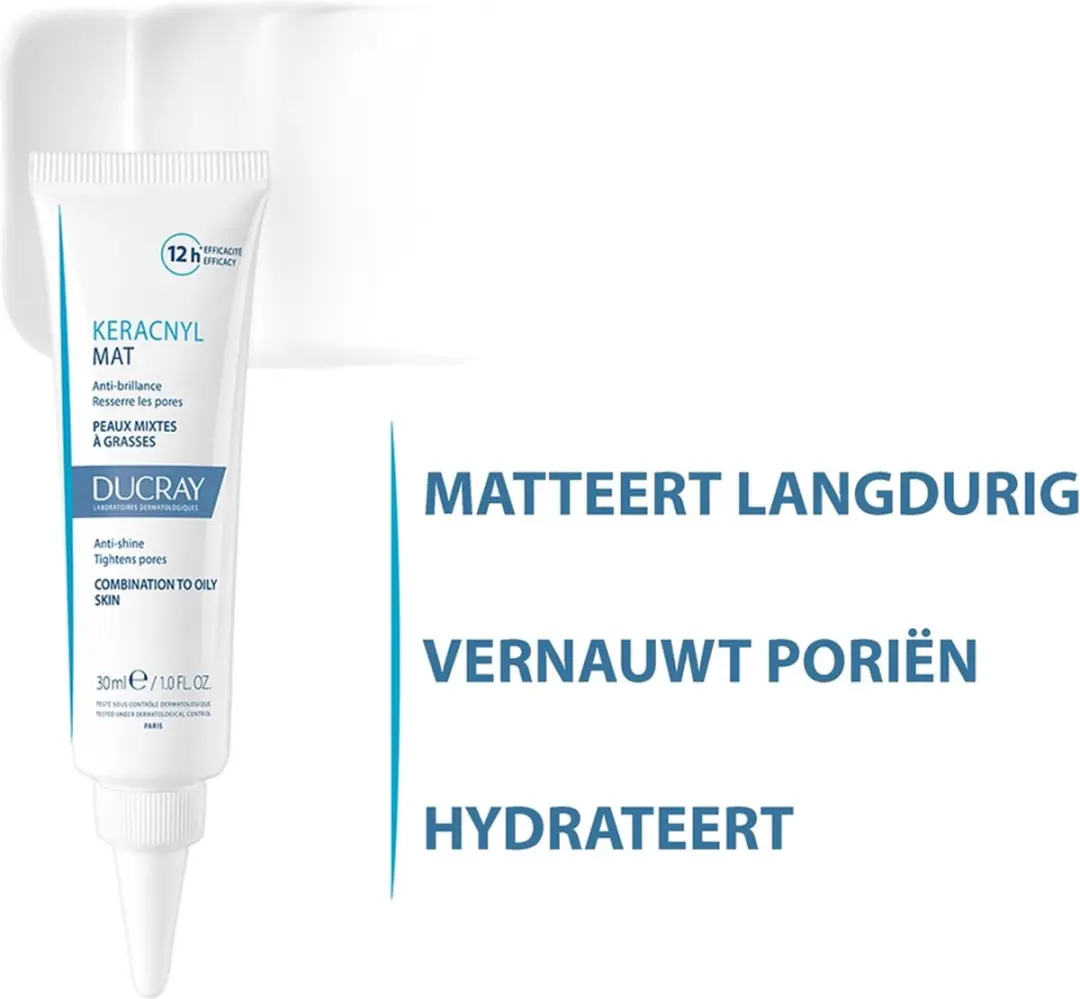 Ducray Keracnyl Mat Crème 30ml - 30 Stuks