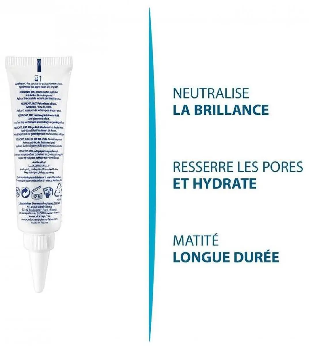 Ducray Keracnyl Mat Crème 30ml - 30 Stuks