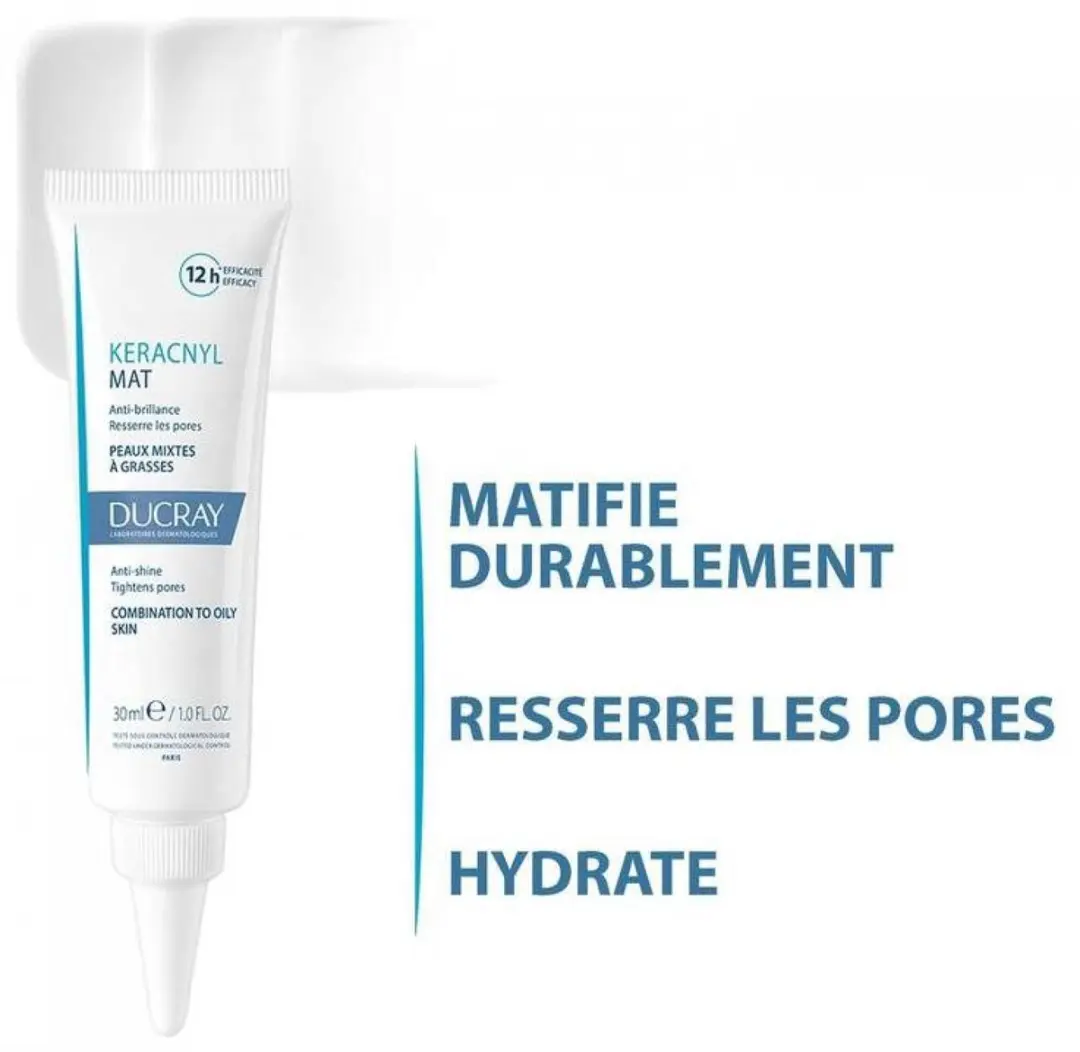 Ducray Keracnyl Mat Crème 30ml - 30 Stuks - afbeelding 6 van 6