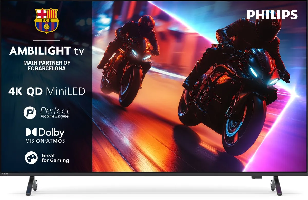Philips 75MLED910/12 75 inch QD-MiniLED TV - Zwart
