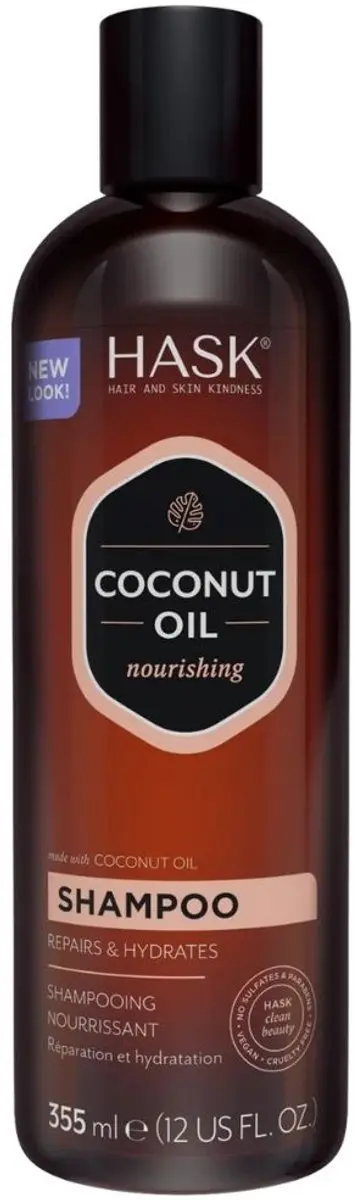 Hask Shampoo Monoi Coconut Oil Nourishing 355ml - afbeelding 6 van 6