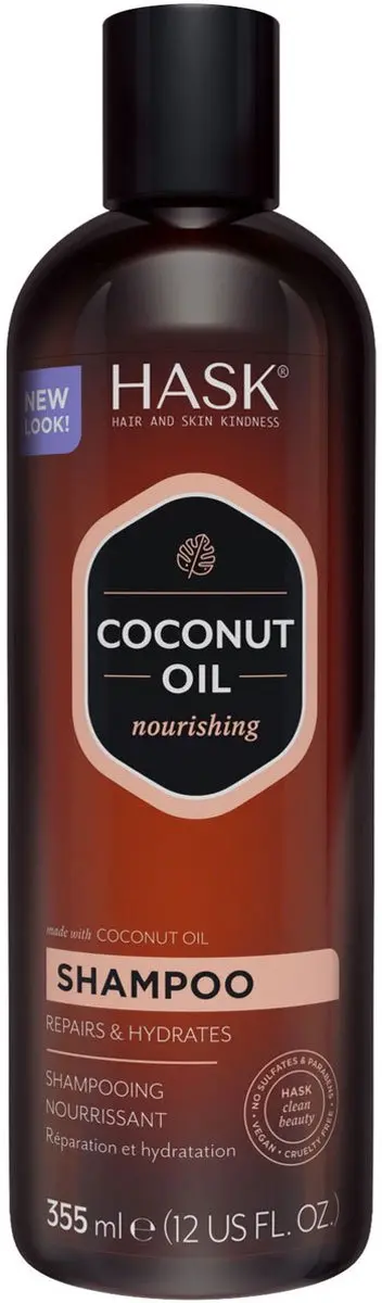 Hask Shampoo Monoi Coconut Oil Nourishing 355ml