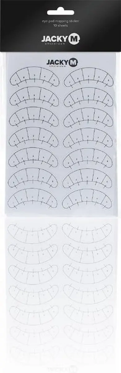 Jacky M. Adhesive Sticker 250 Stuks