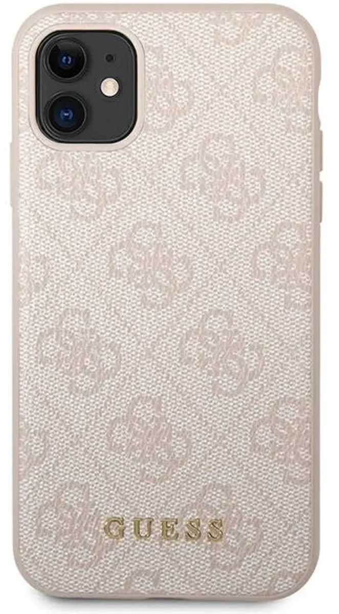 Guess 4G Back Case Apple iPhone 11 - Roze - MPN 3666339016241