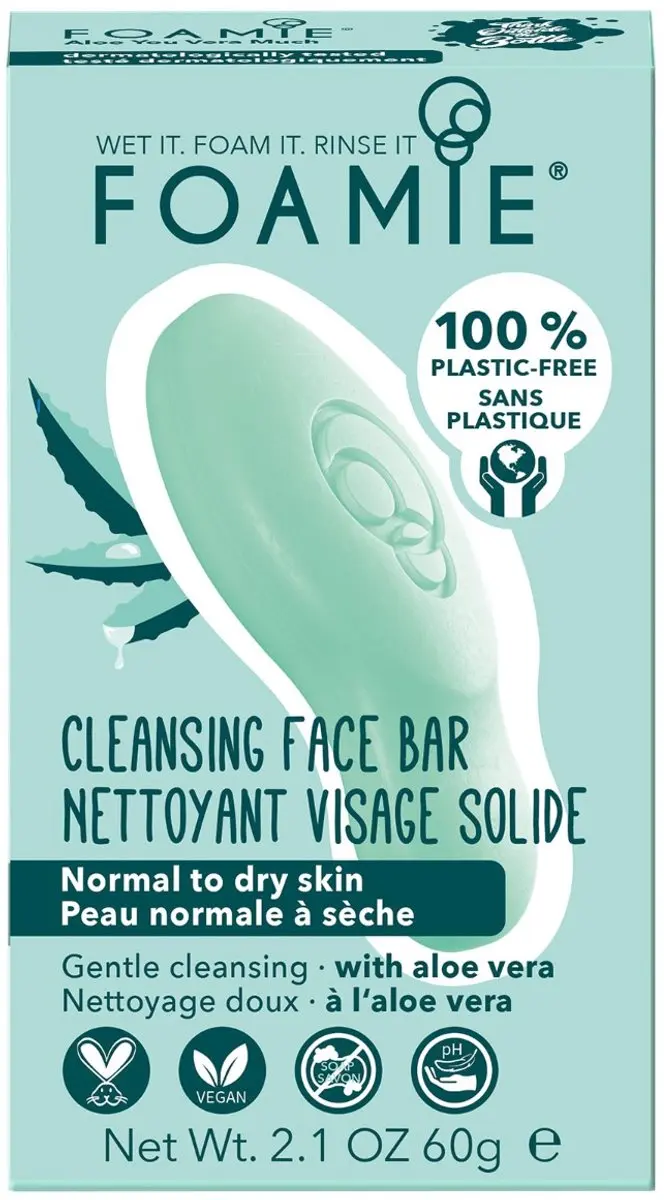 Foamie Face Bar Aloe You Vera Much