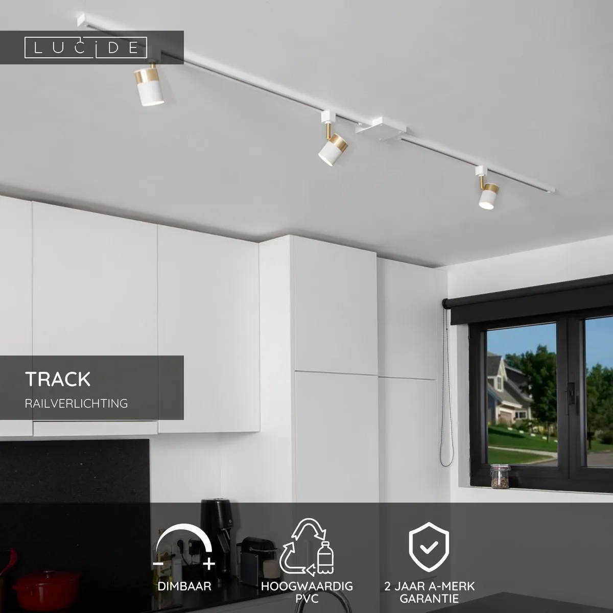 Lucide TRACK Startvoeding Railverlichting 1-fase - Wit