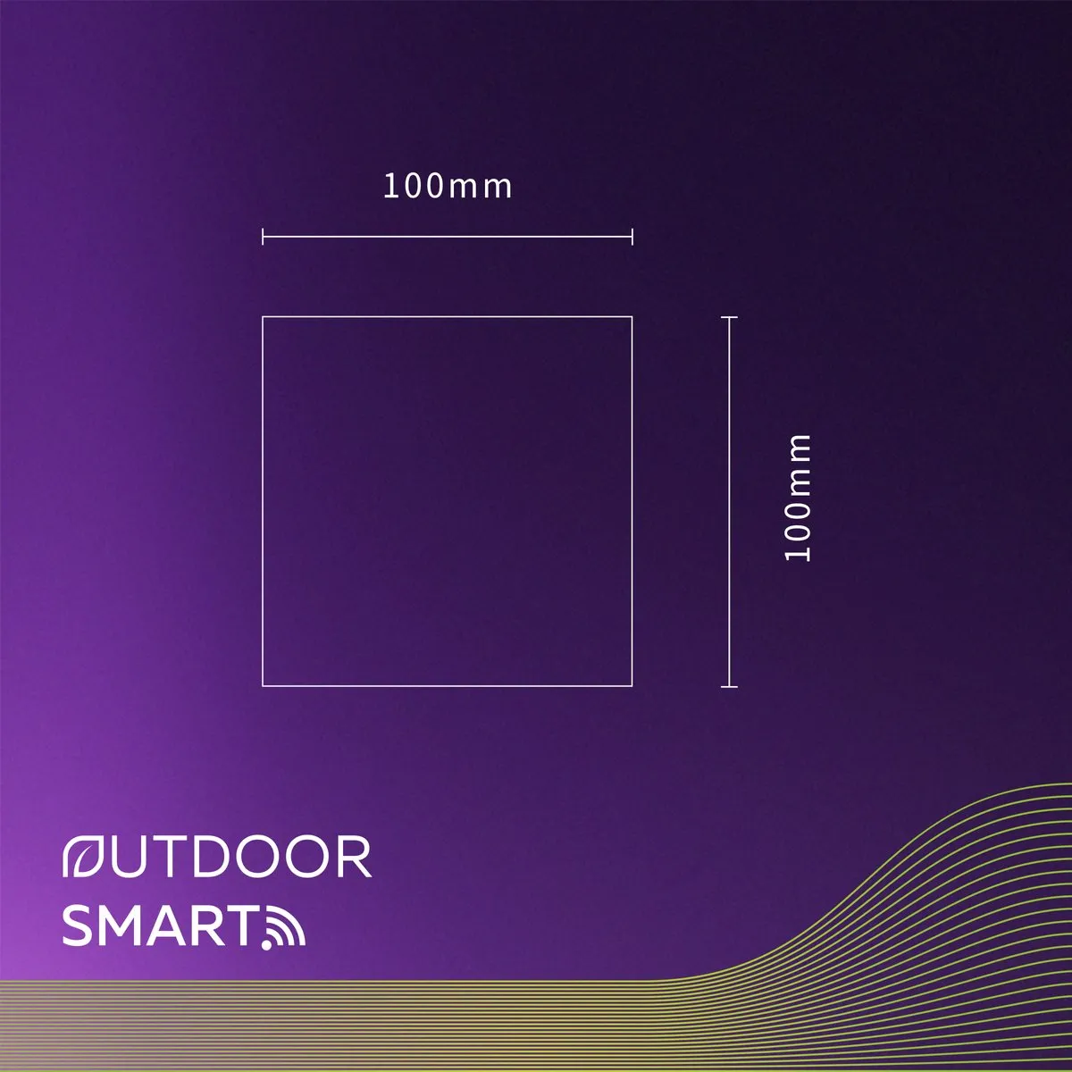 Calex Smart Outdoor Wandlamp RGBW - 2 Lichtpunten - 10cm - Zwart