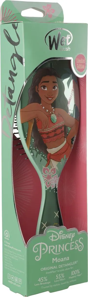 The Wet Brush Original Detangler Disney Princess Moana - Meerkleurig
