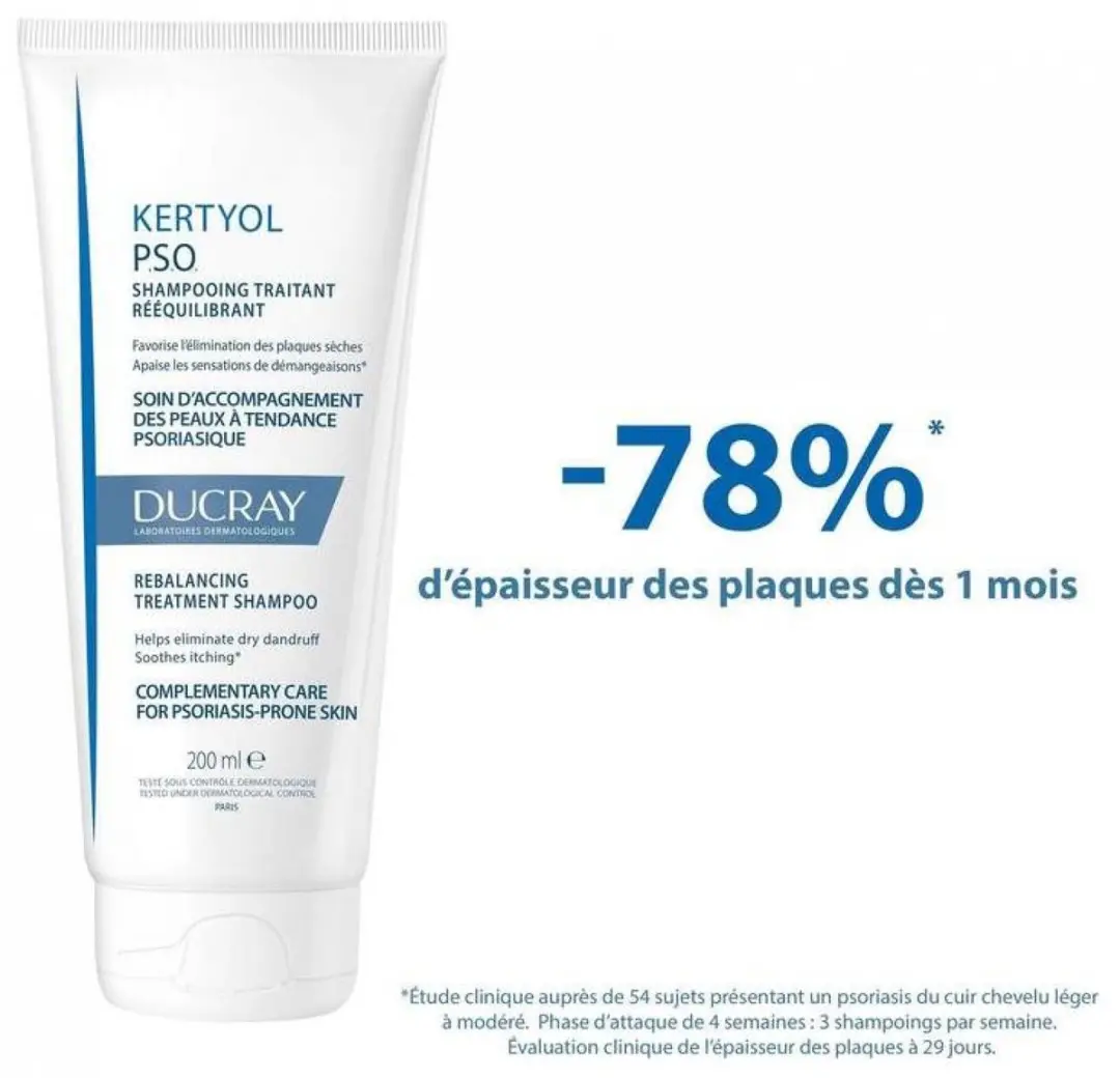 Ducray Kertyol Pso Shampoo 200ml