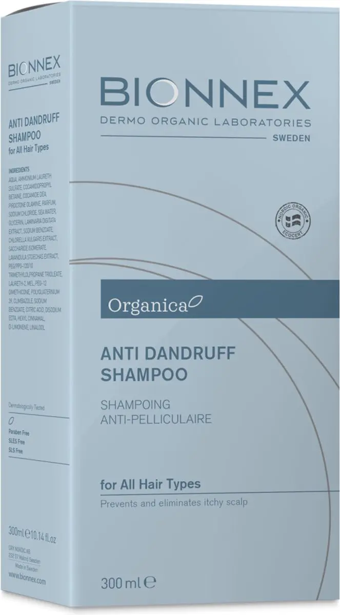 Bionnex Organica Anti-Roos Shampoo Normaal Haar 300ml