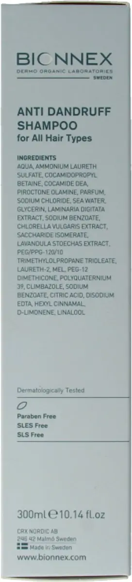 Bionnex Organica Anti-Roos Shampoo Normaal Haar 300ml
