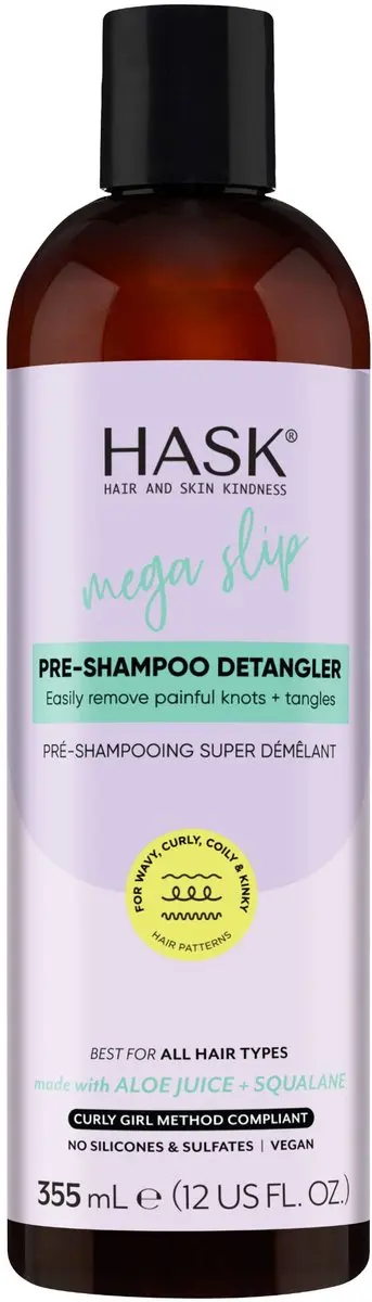 Hask Mega Slip Pre-Shampoo Detangler 355ml