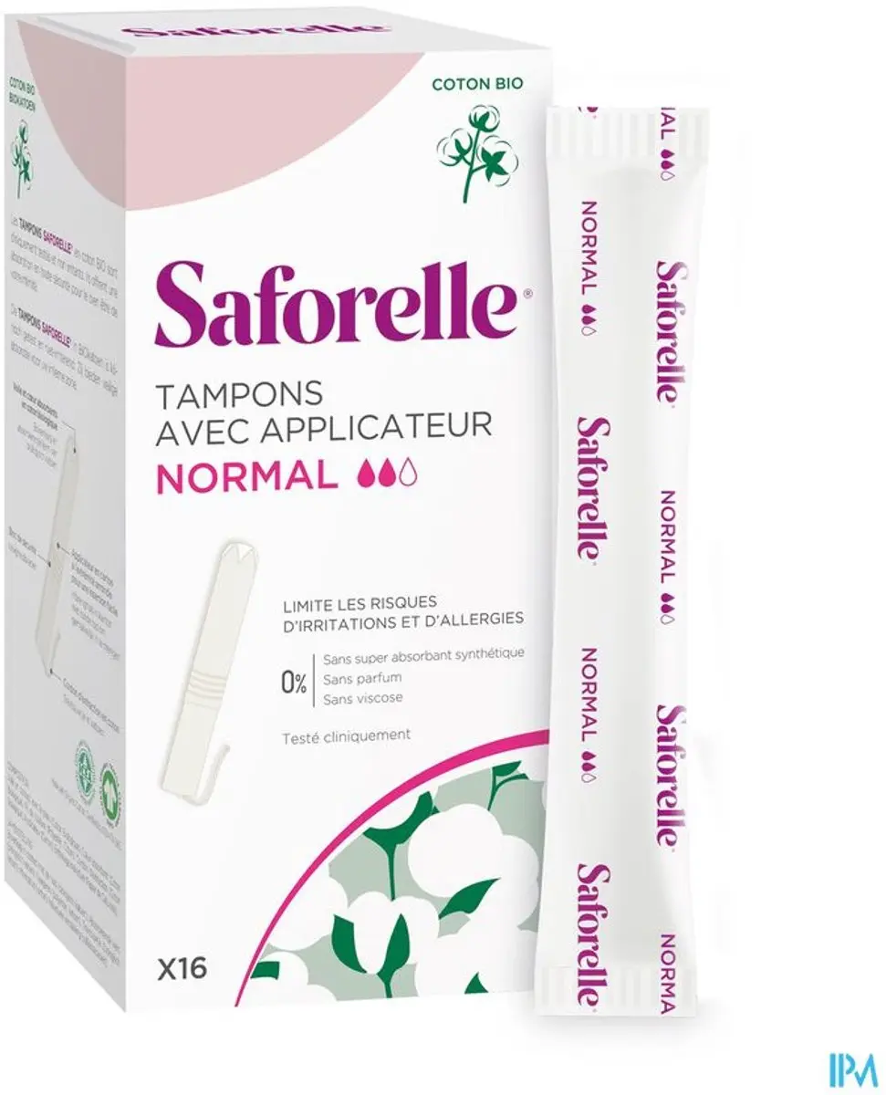 Saforelle Tampons Normaal met Applicator - 16 Stuks