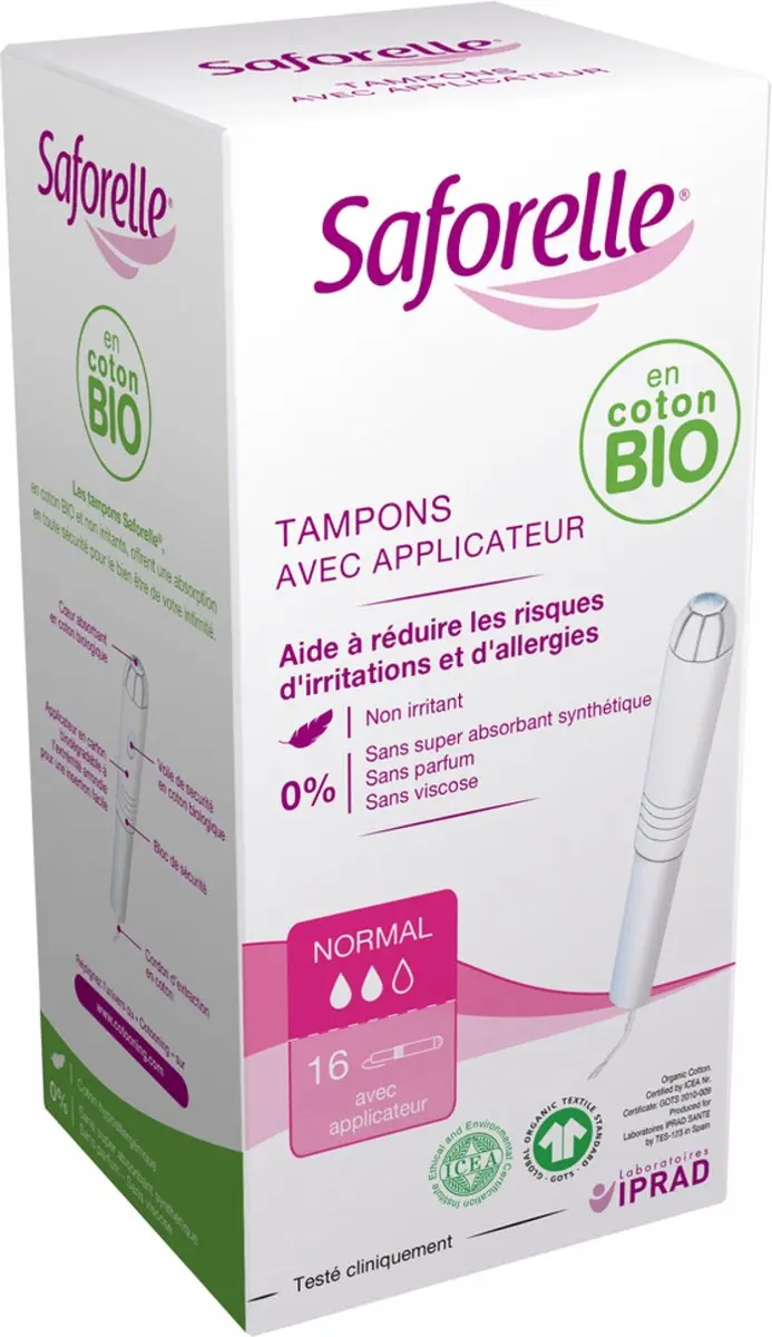 Saforelle Tampons Normaal met Applicator - 16 Stuks