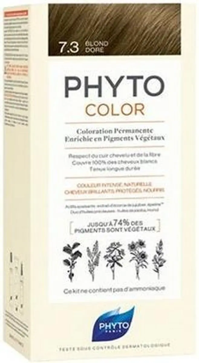 Phyto Phytocolor 7.43 Rubio Dorado Cobrizo