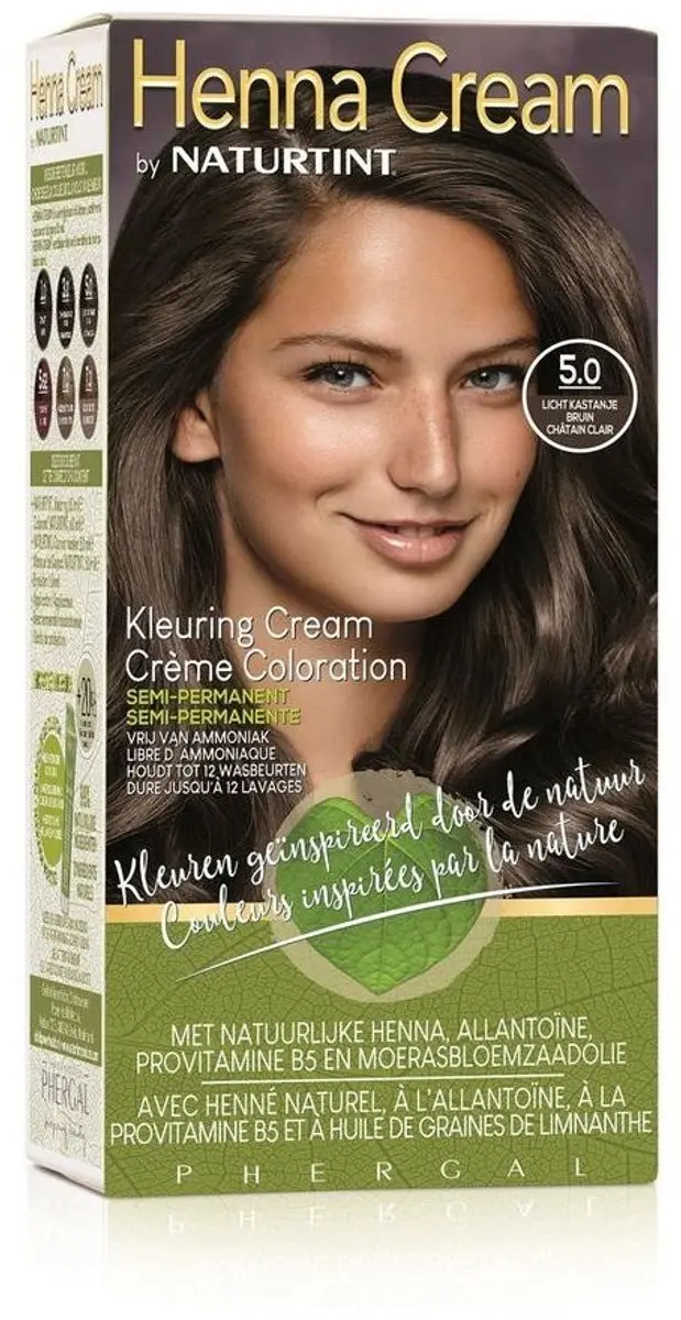 Naturtint Henna Cream 5.0 Licht Bruin - 110ml