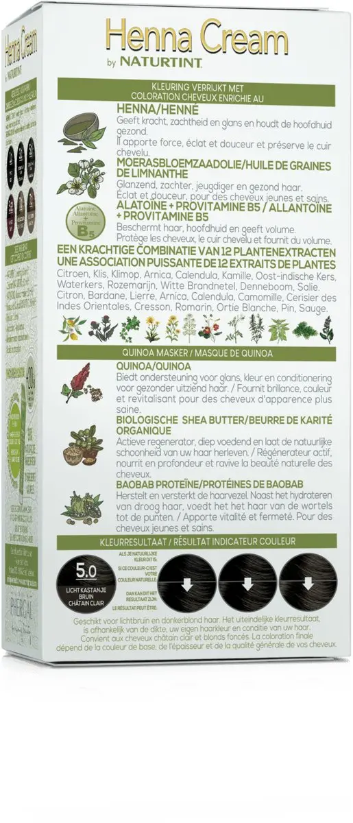 Naturtint Henna Cream 5.0 Licht Bruin - 110ml