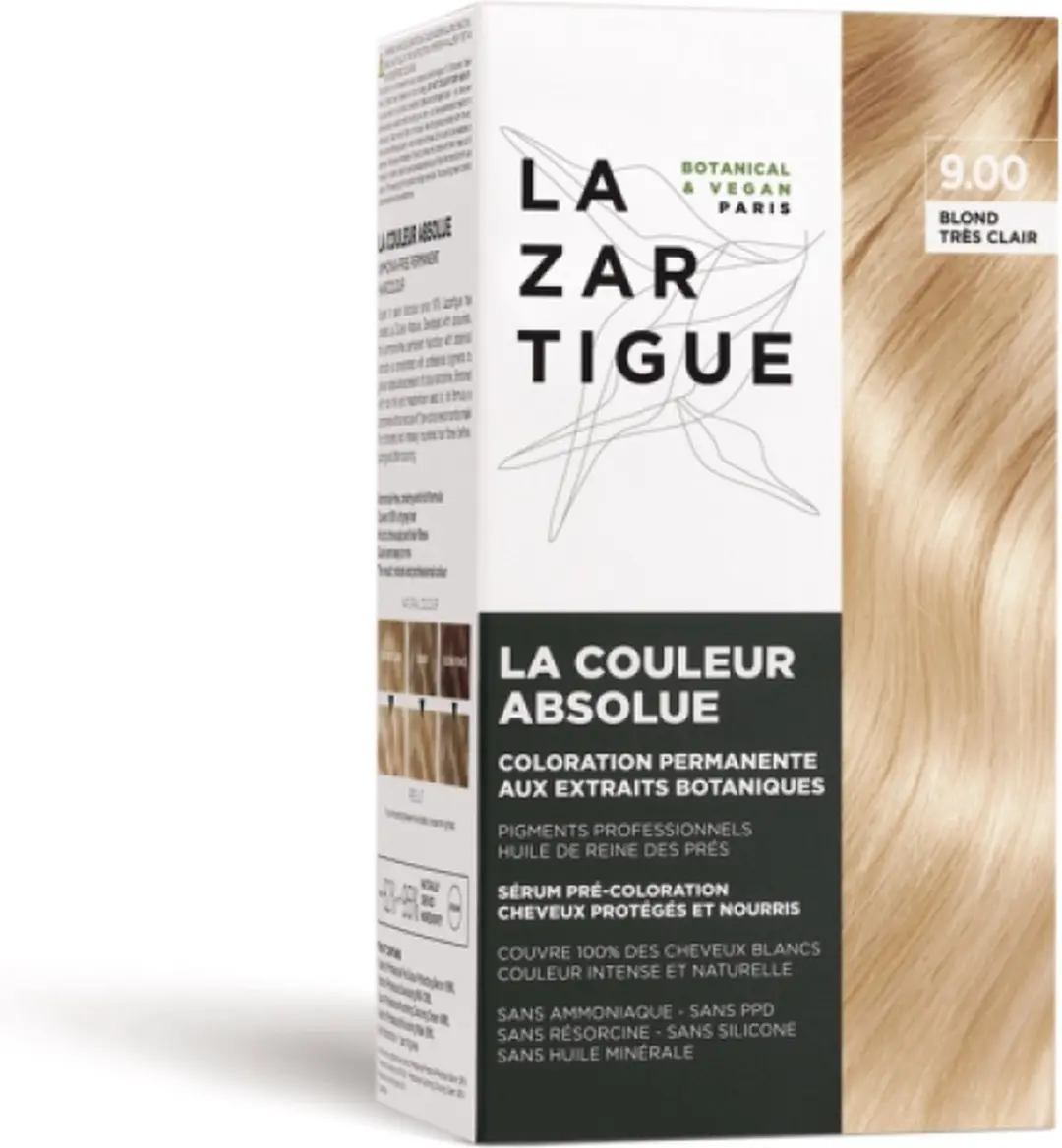 Lazartigue La Couleur Absolue Permanent Haircolour 9.00 Very Light Blond - 1ml
