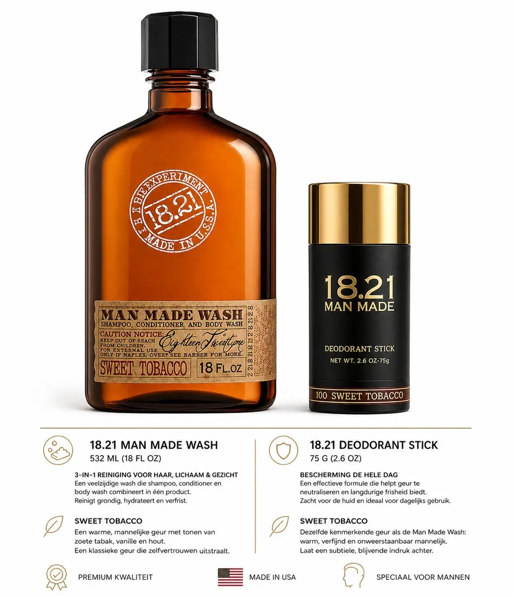 18.21 Man Made Premium Grooming Set