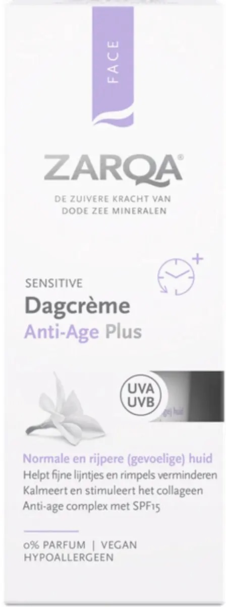 Zarqa Dagcrème Anti-Age Plus Sensitive 50ml