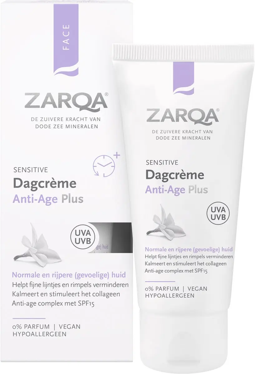 Zarqa Dagcrème Anti-Age Plus Sensitive 50ml