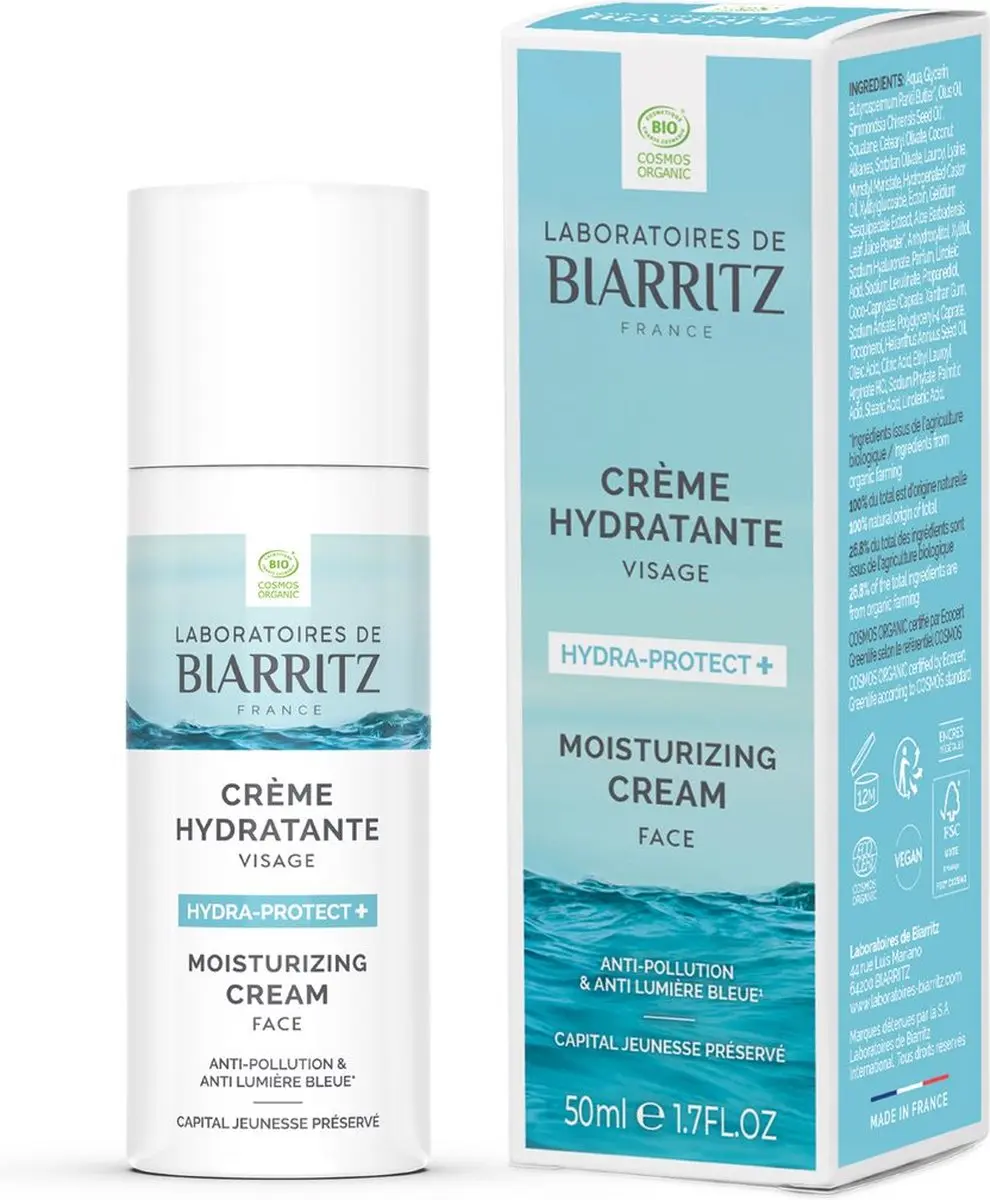 Laboratoires de Biarritz Hydra-Protect+ Gezichtscrème 50ml
