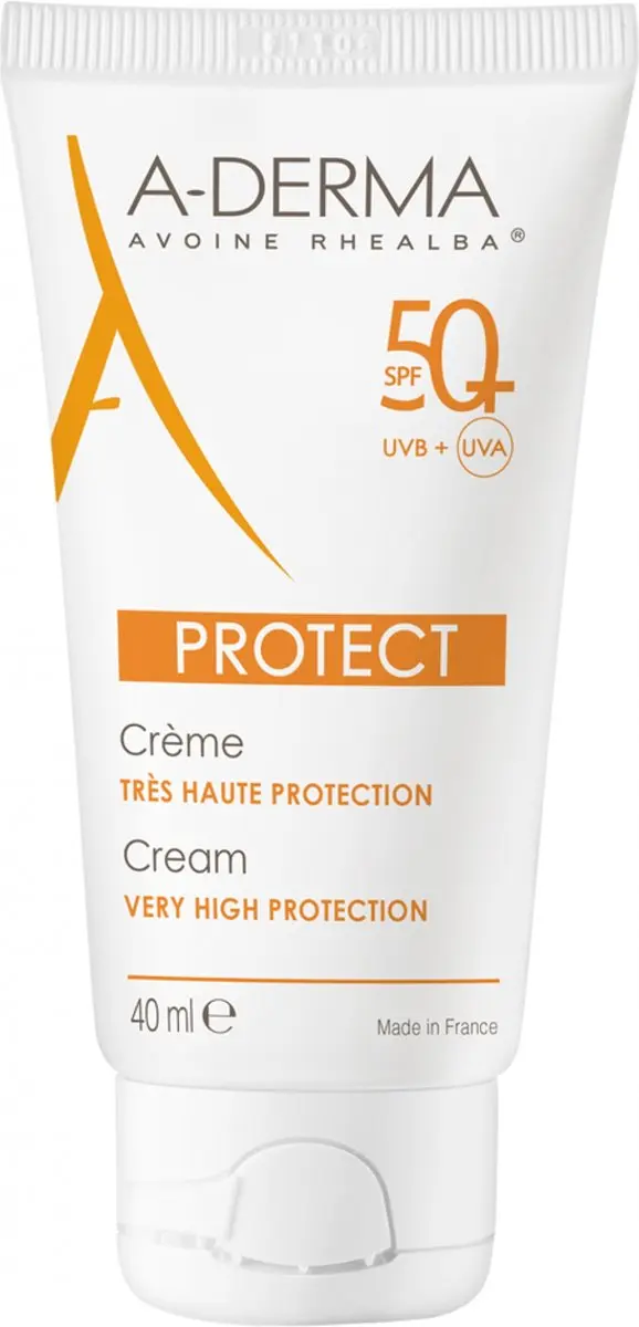 A-Derma Protect Ongeparfumeerd Zonnebrandcrème SPF 50+ 40ml