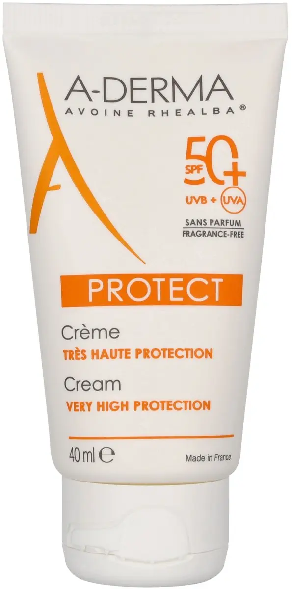 A-Derma Protect Ongeparfumeerd Zonnebrandcrème SPF 50+ 40ml