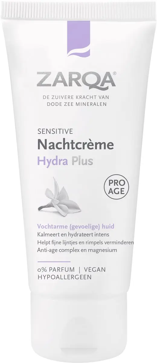 Zarqa Nachtcrème Hydra Plus Sensitive 50ml