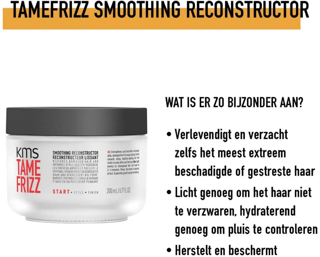 KMS Hair Tame Frizz Smoothing Reconstructor 200ml