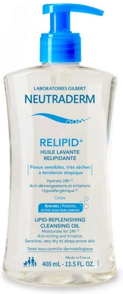 Neutraderm Olie Relipid+ Reinigingsolie 400ml