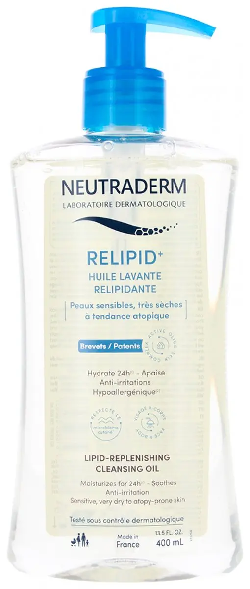 Neutraderm Olie Relipid+ Reinigingsolie 400ml