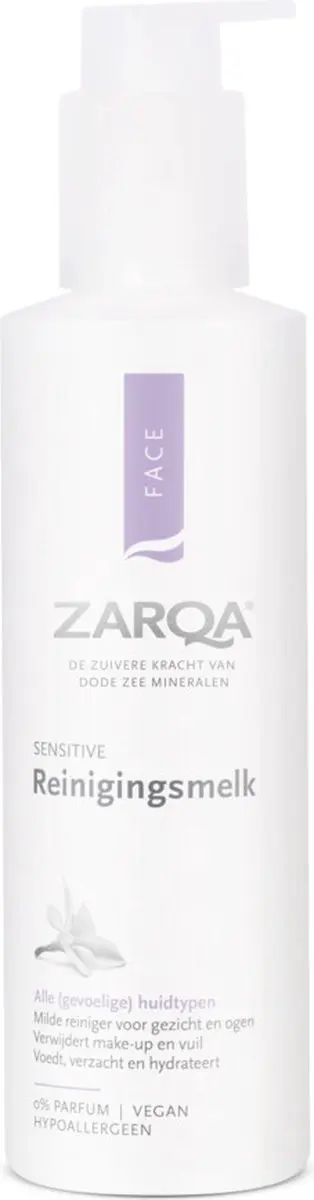 Zarqa Reinigingsmelk Sensitive 200ml - 3 Stuks