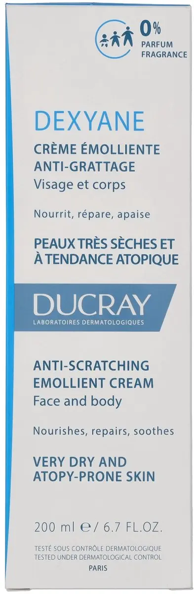 Ducray Dexyane Crème Emolliente Anti-Grattage 200ml