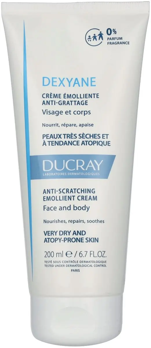 Ducray Dexyane Crème Emolliente Anti-Grattage 200ml