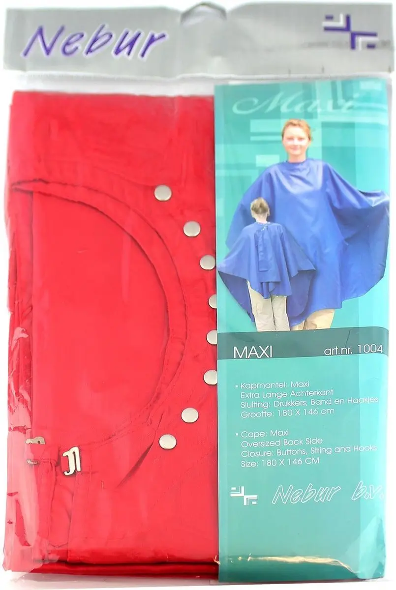 Nebur Kapmantel Maxi Bright Red