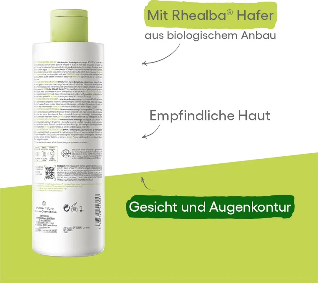 A-Derma Biology Make-Up Verwijdercrème 400ml - afbeelding 6 van 6