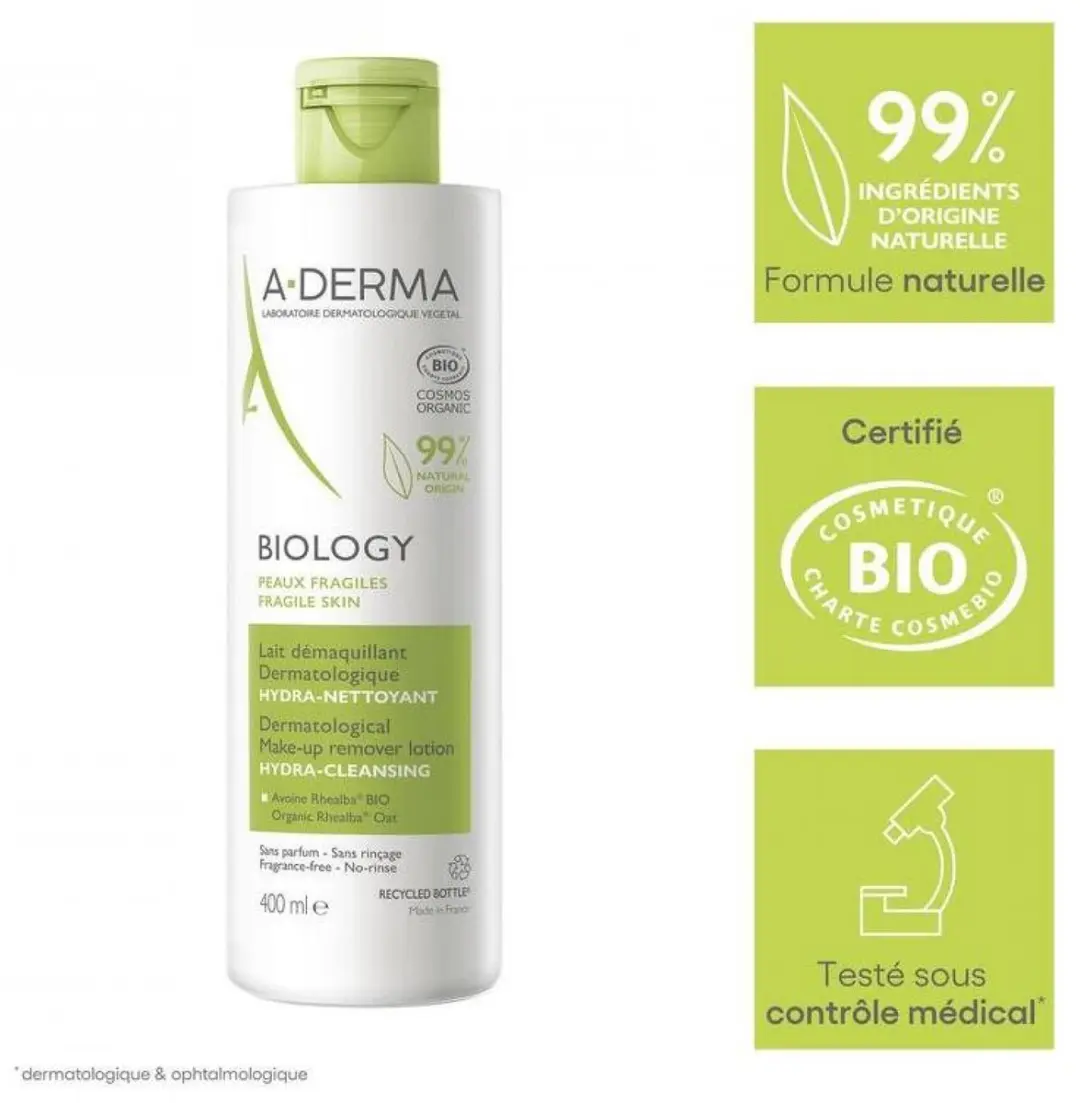 A-Derma Biology Make-Up Verwijdercrème 400ml