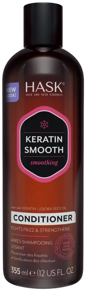 Hask Keratin Smoothing Conditioner 355ml