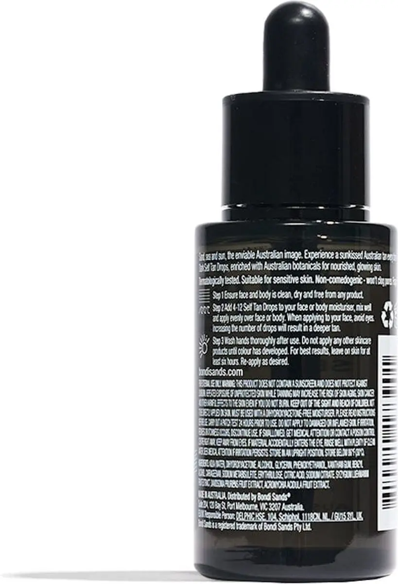 Bondi Sands Self Tan Face Drops Dark 30ml - afbeelding 6 van 6