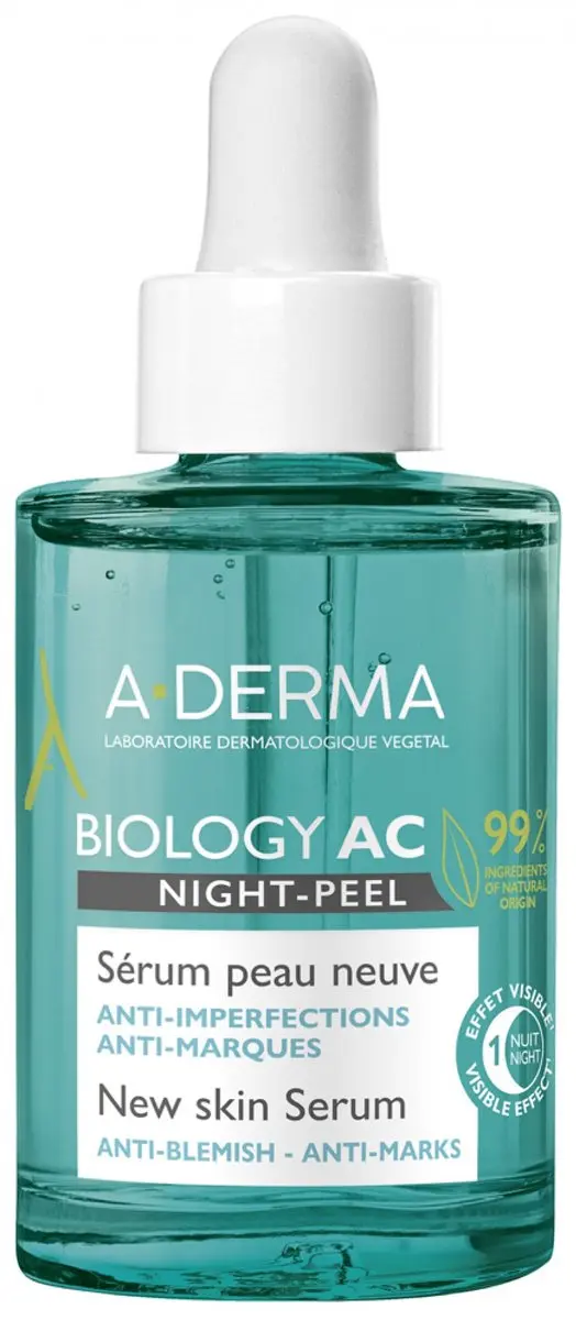 A-Derma Biology AC Night-Peel Serum 30ml