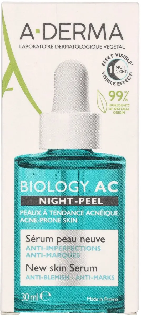 A-Derma Biology AC Night-Peel Serum 30ml
